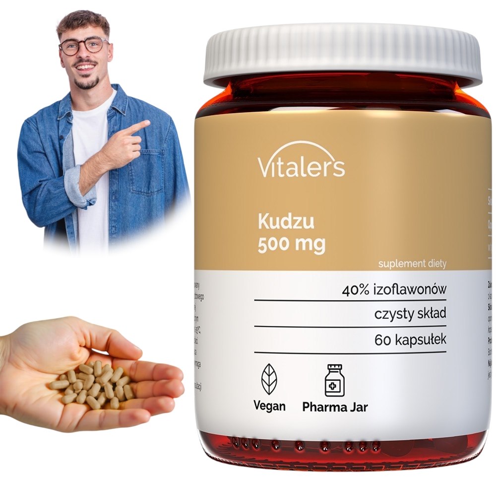 Vitaler's Kudzu sakne 500 mg - 60 kapsulas