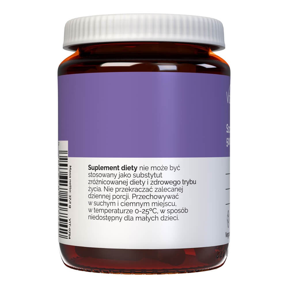 Vitalers - Skābenes 500 mg 60 kapsulas