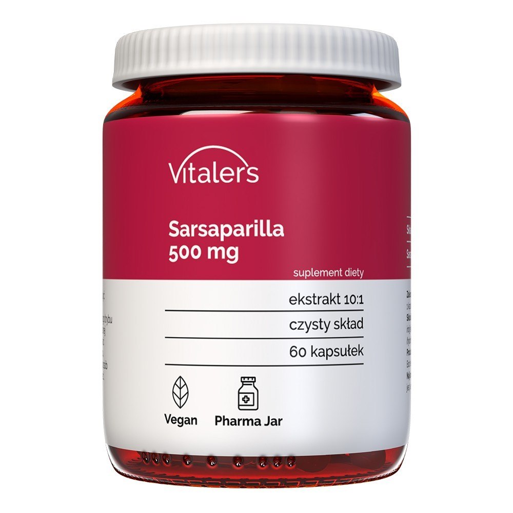 Vitaler's sarsaparilla 500 mg – 60 kapsulas