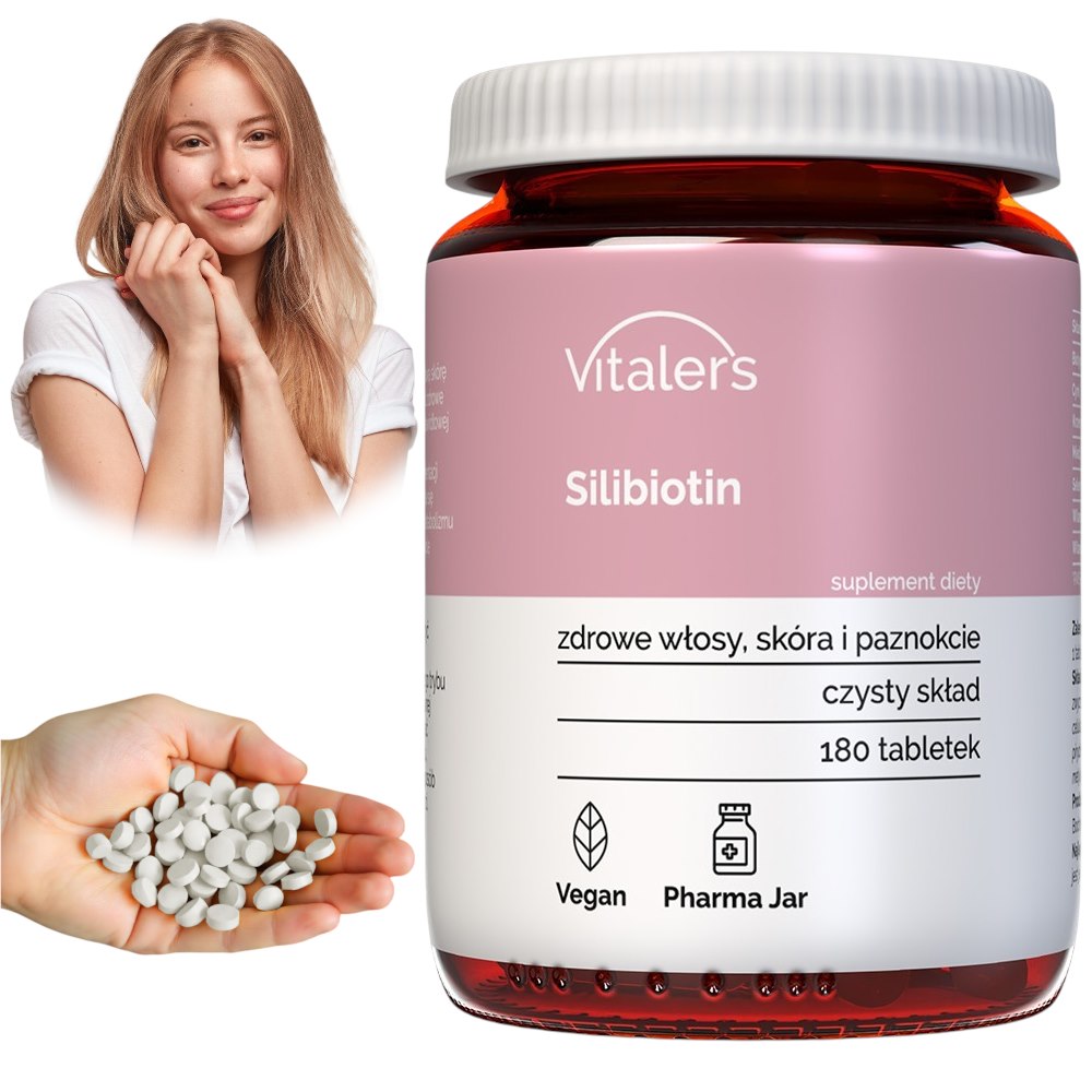 Vitaler's Silibiotin - Mati, āda, nagi - 180 tabletes