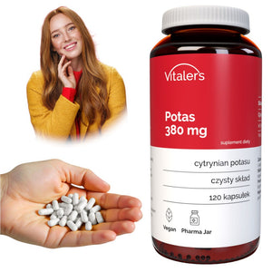 Vitaler kālija citrāts 380 mg - 120 kapsulas