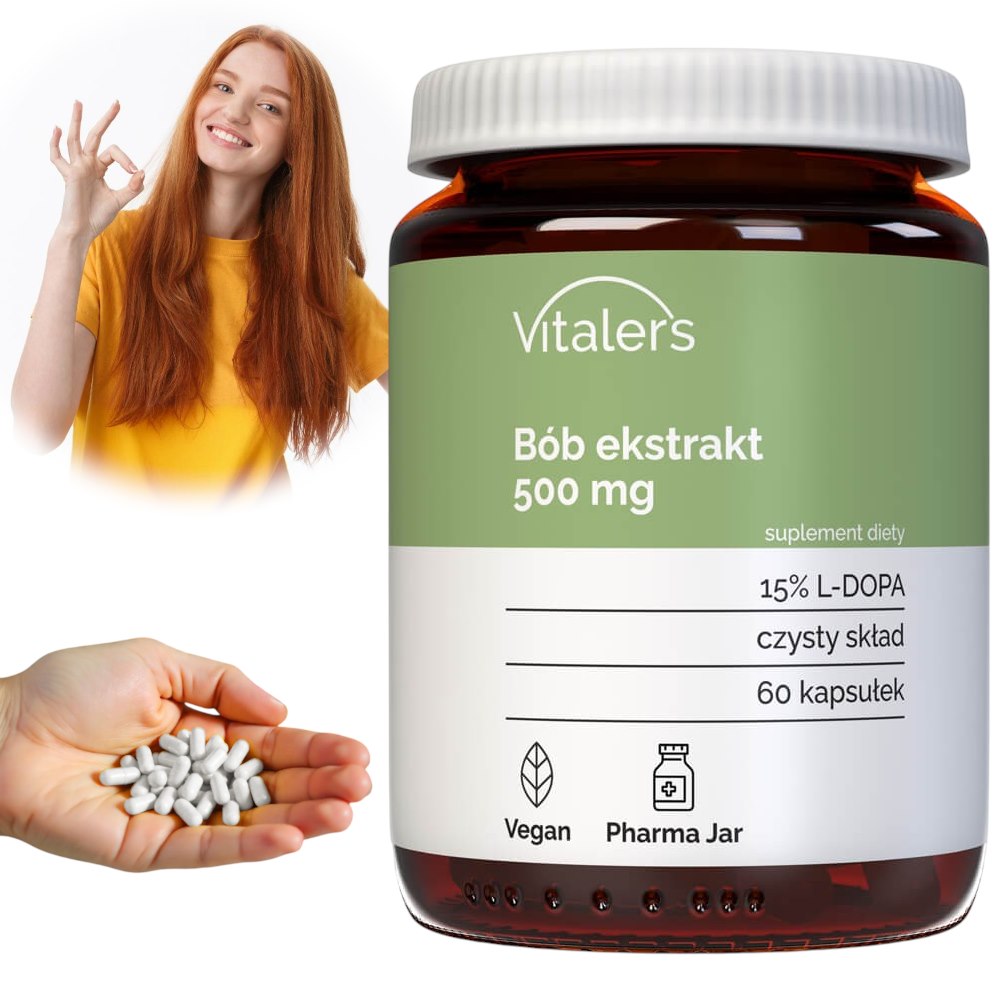 Vitalers - Platās pupas 500 mg 60 kapsulas