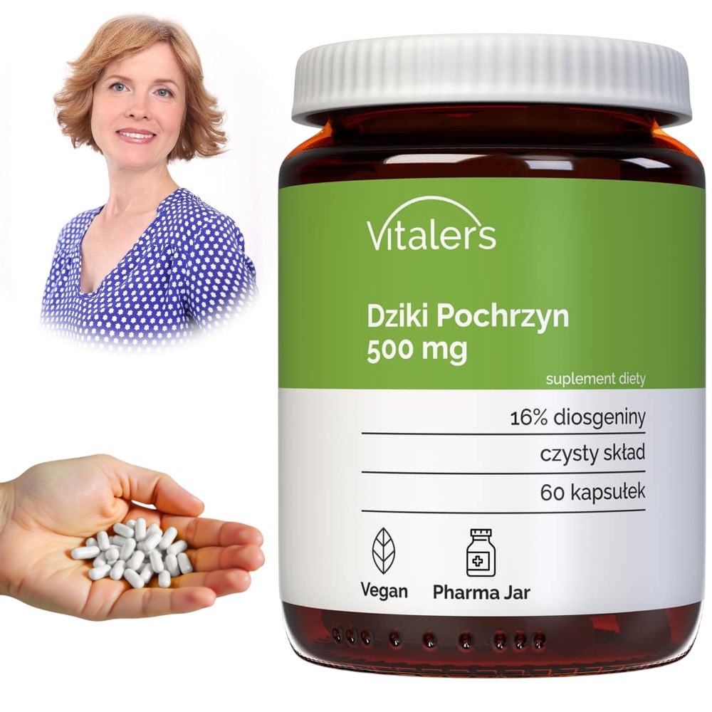 Vitalers - Savvaļas batātes 500 mg 60 kapsulas