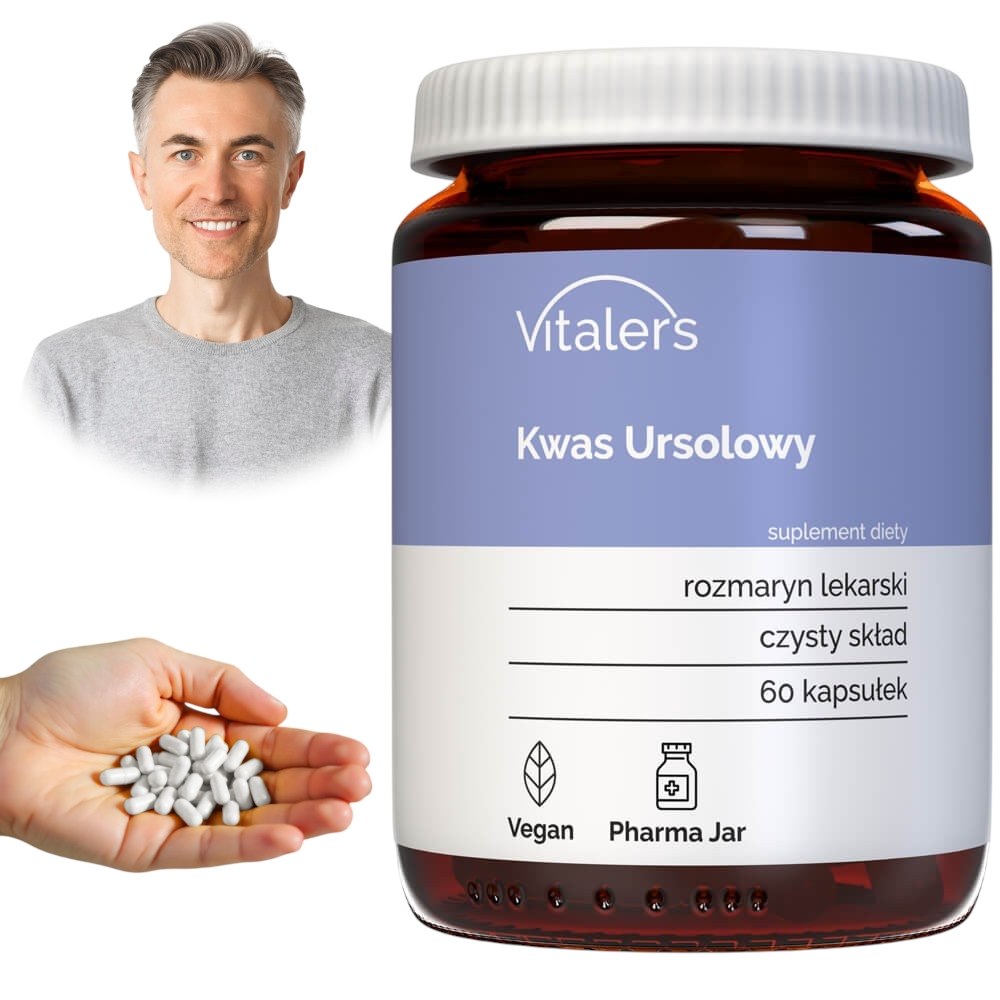 Vitalers - Ursofīnskābe 250 mg 60 kapsulas