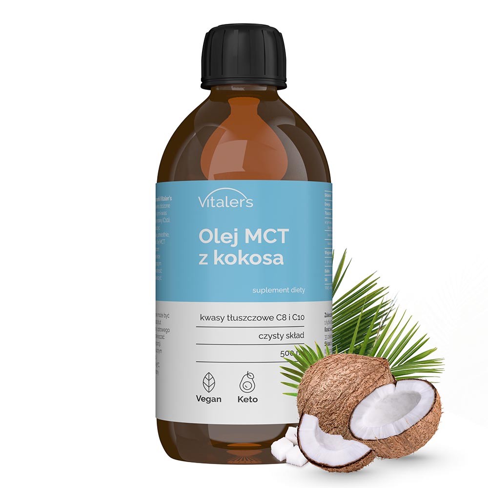Vitalers - MCT eļļa no kokosriekstiem 500ml
