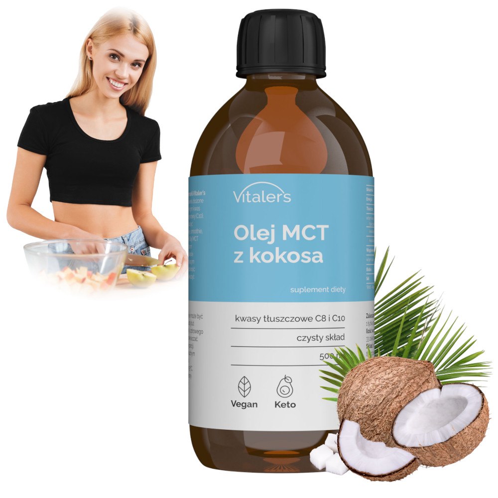 Vitalers - MCT eļļa no kokosriekstiem 500ml