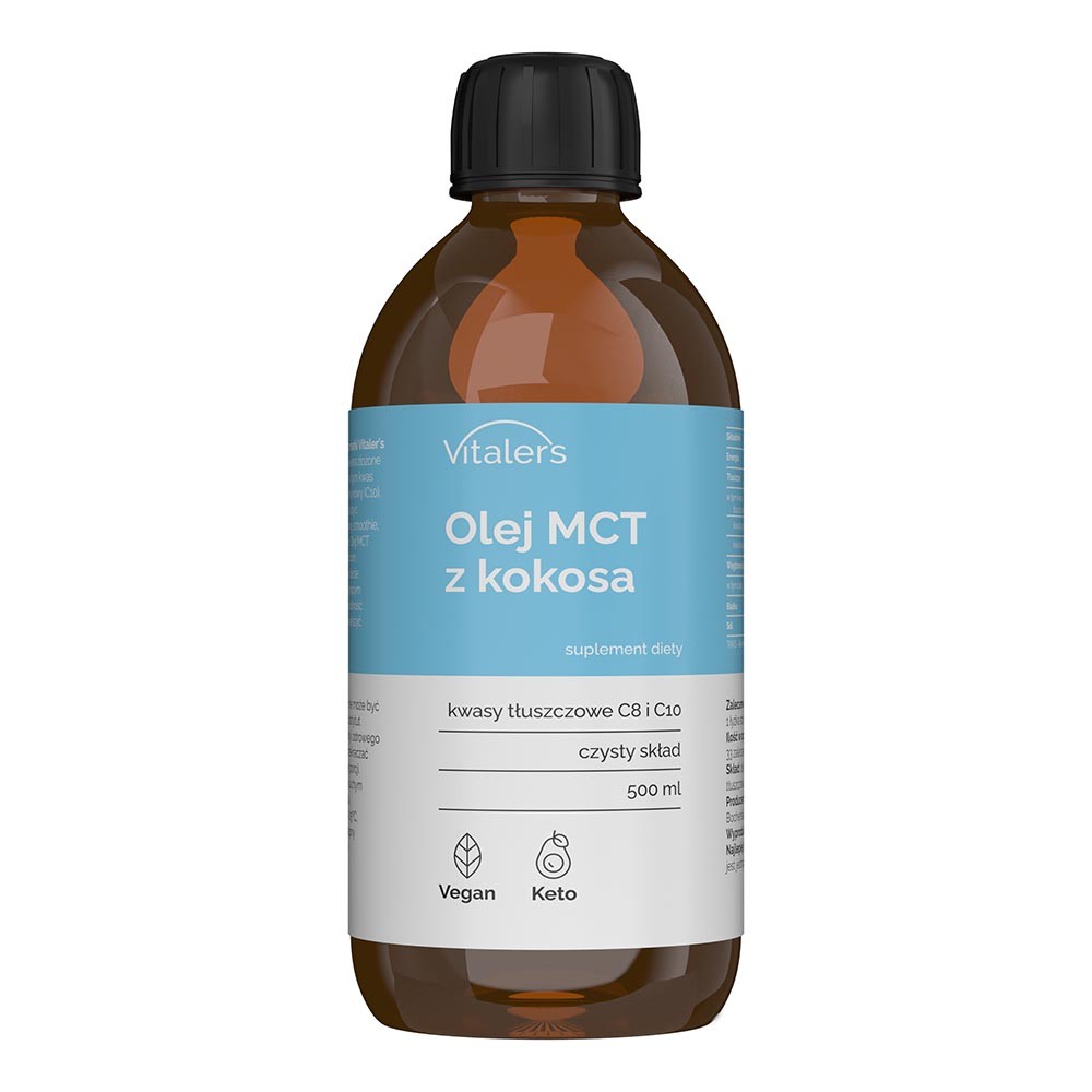 Vitalers - MCT eļļa no kokosriekstiem 500ml