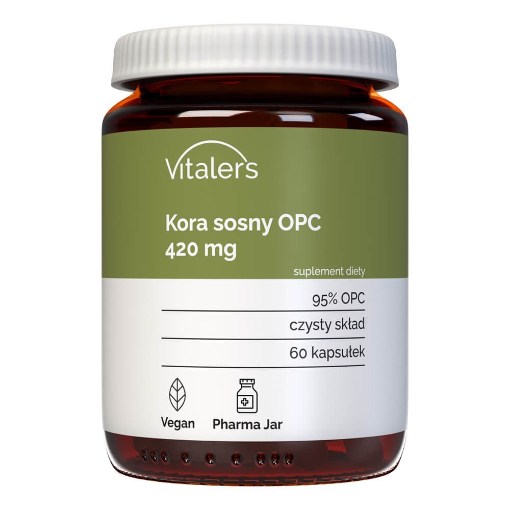 Vitalers - Priežu miza 420 mg 60 kapsulas