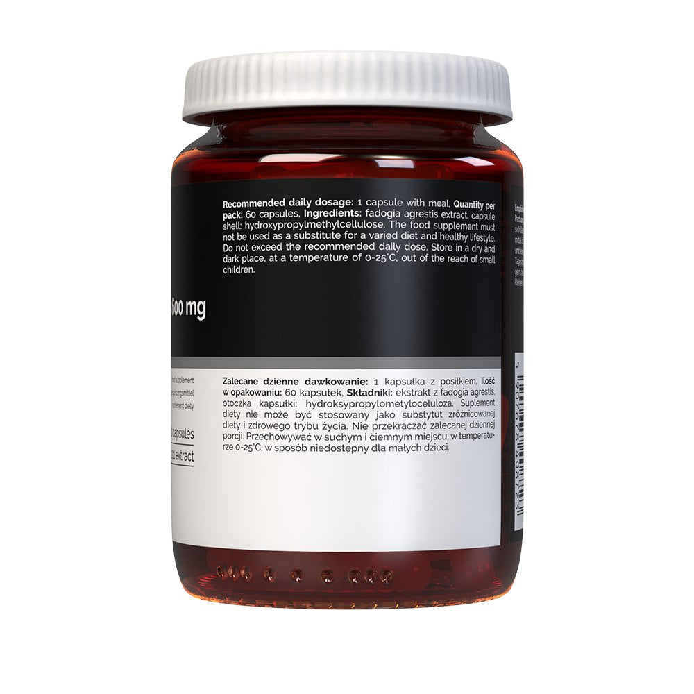 Vitaler's Fadogia Agrestis 600 mg - 60 kapsulas