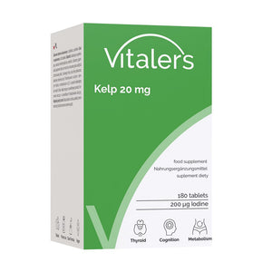 Vitaler's Kelp (jūras kāposts) 20 mg – 180 tabletes