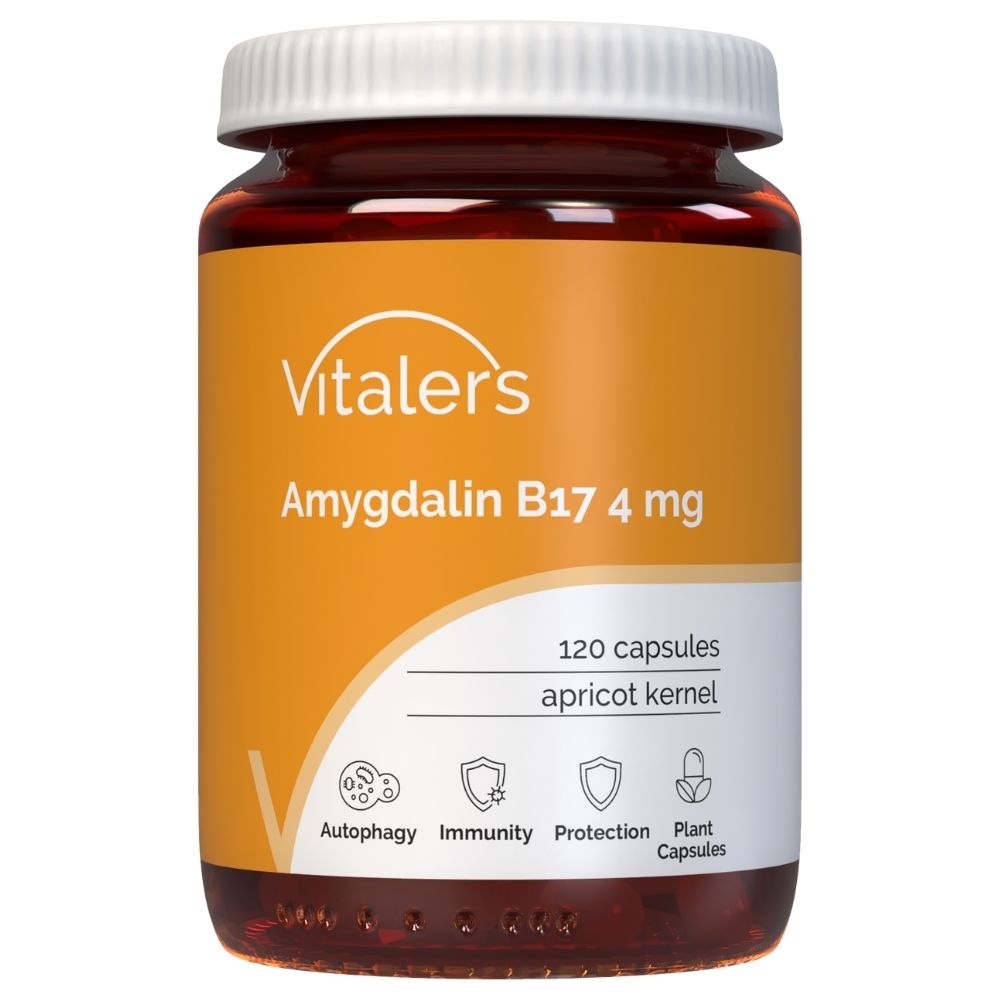 Vitaler's Amigdalīns (vitamīns B17) 4 mg - 120 kapsulas
