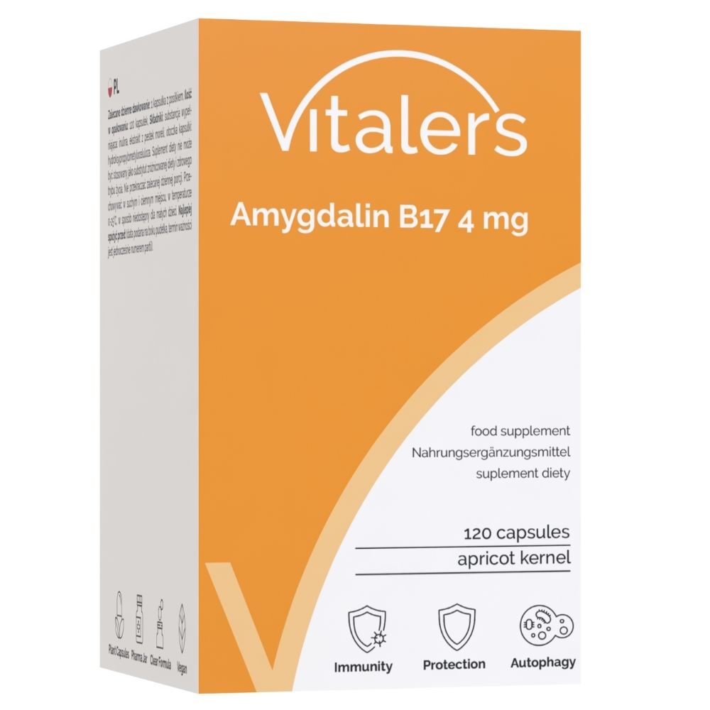 Vitaler's Amigdalīns (vitamīns B17) 4 mg - 120 kapsulas