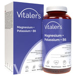 Vitaler magnijs 100 mg + kālijs 150 mg + B6 6 mg - 120 kapsulas