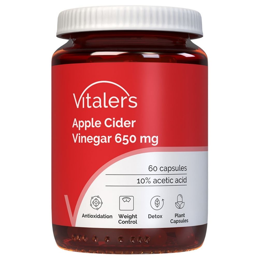 Vitaler's Ābolu etiķis 650 mg - 60 kapsulas