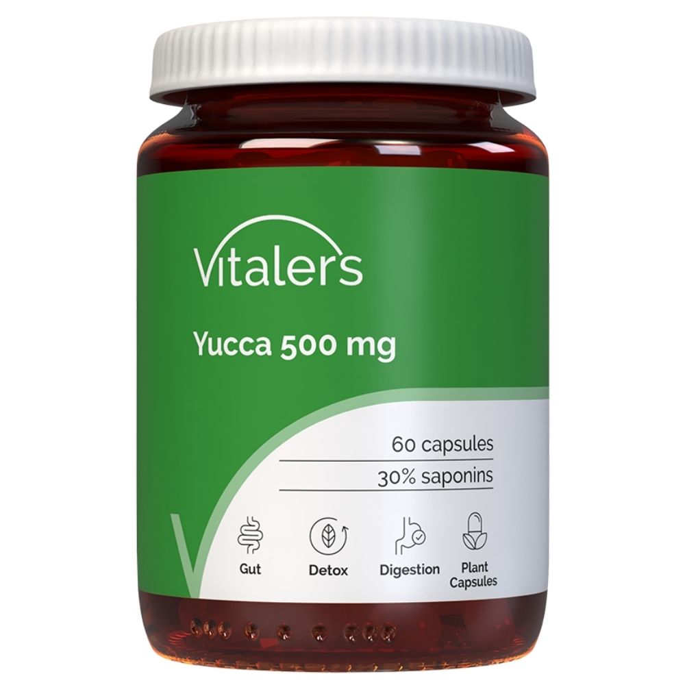 Vitaler's juka (Yucca schidigera) 500 mg - 60 kapsulas