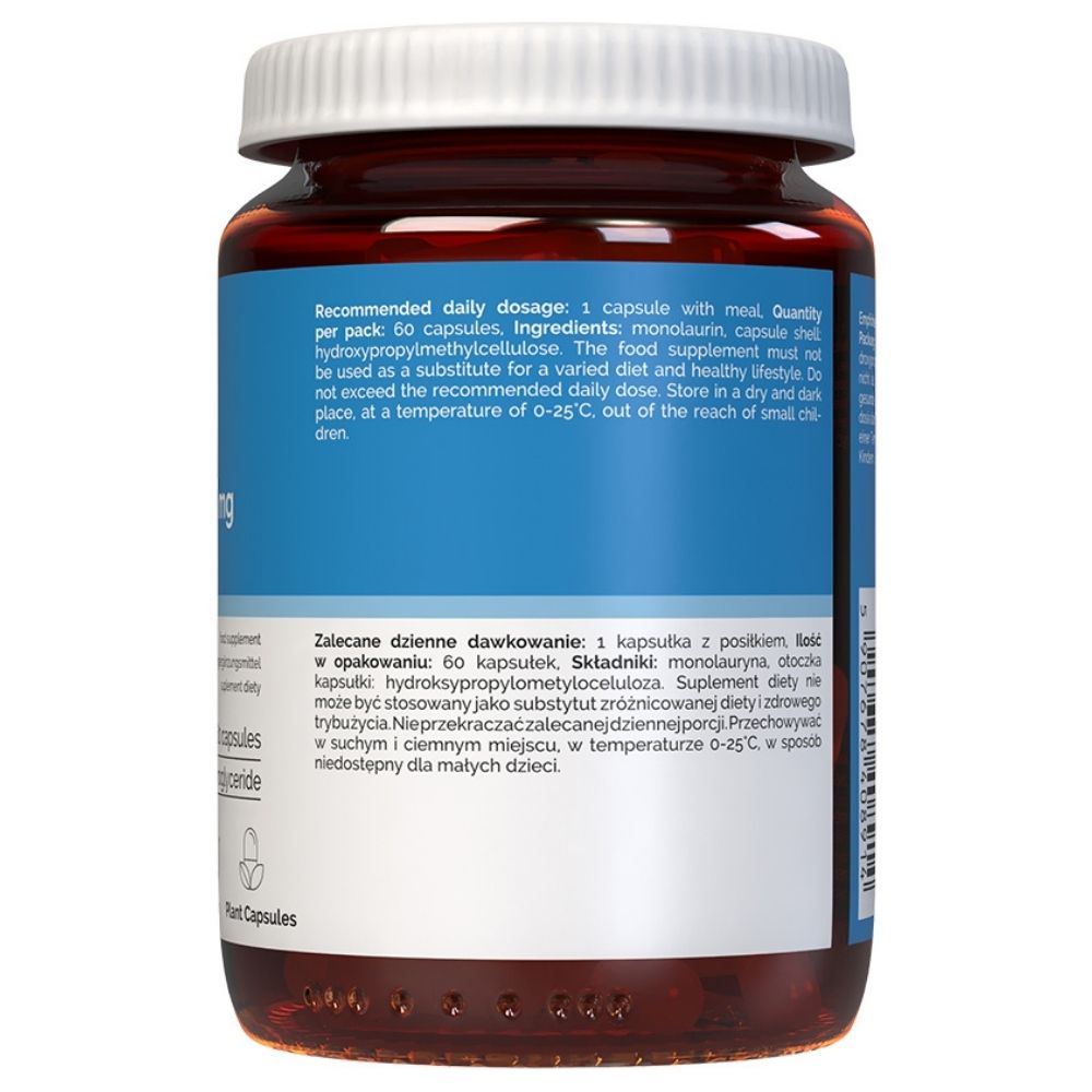 Vitaler's Monolaurin (Monolaurinas) 500 mg - 60 kapsulu.