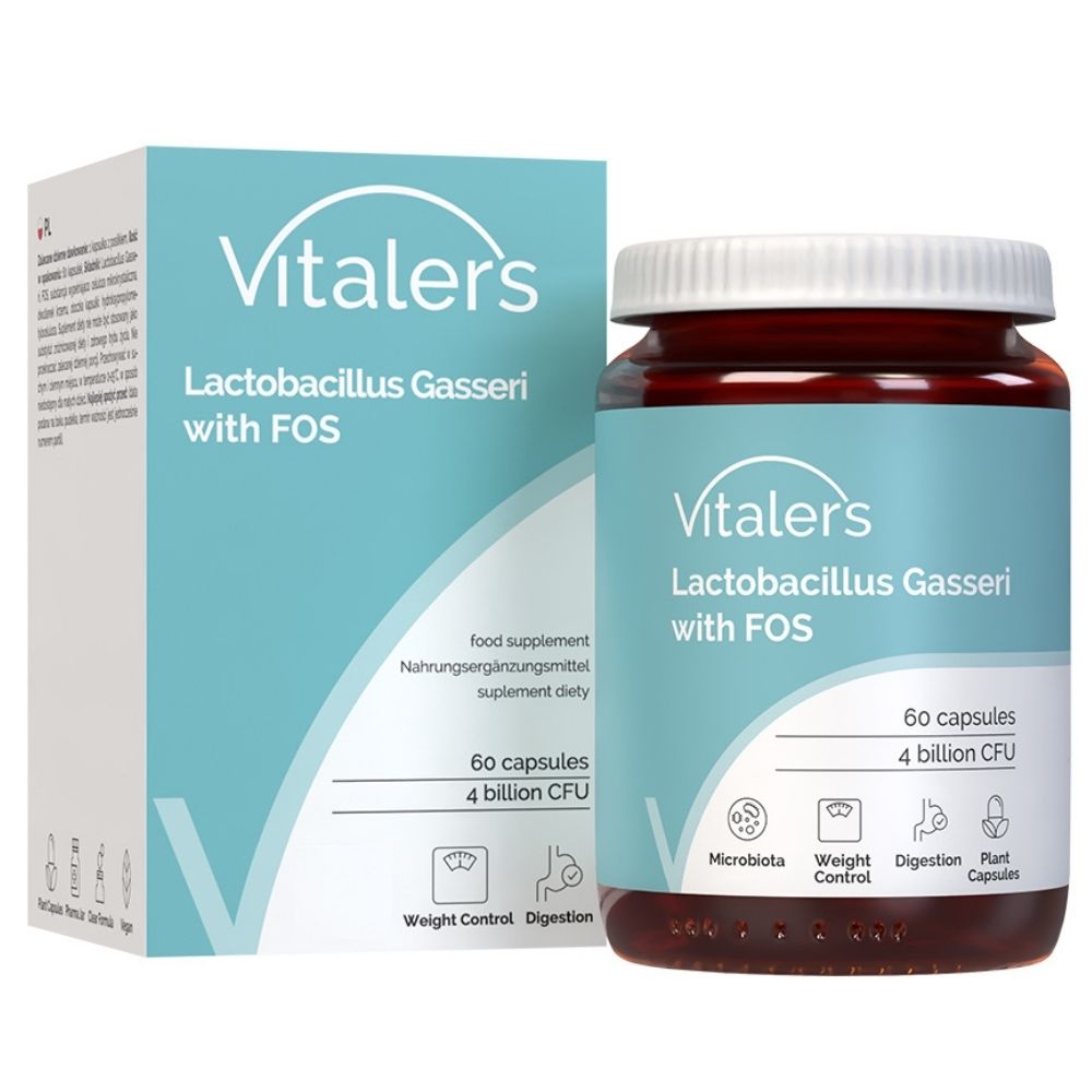 Vitaler's Probiotic Lactobacillus Gasseri ar FOS - 60 kapsulas