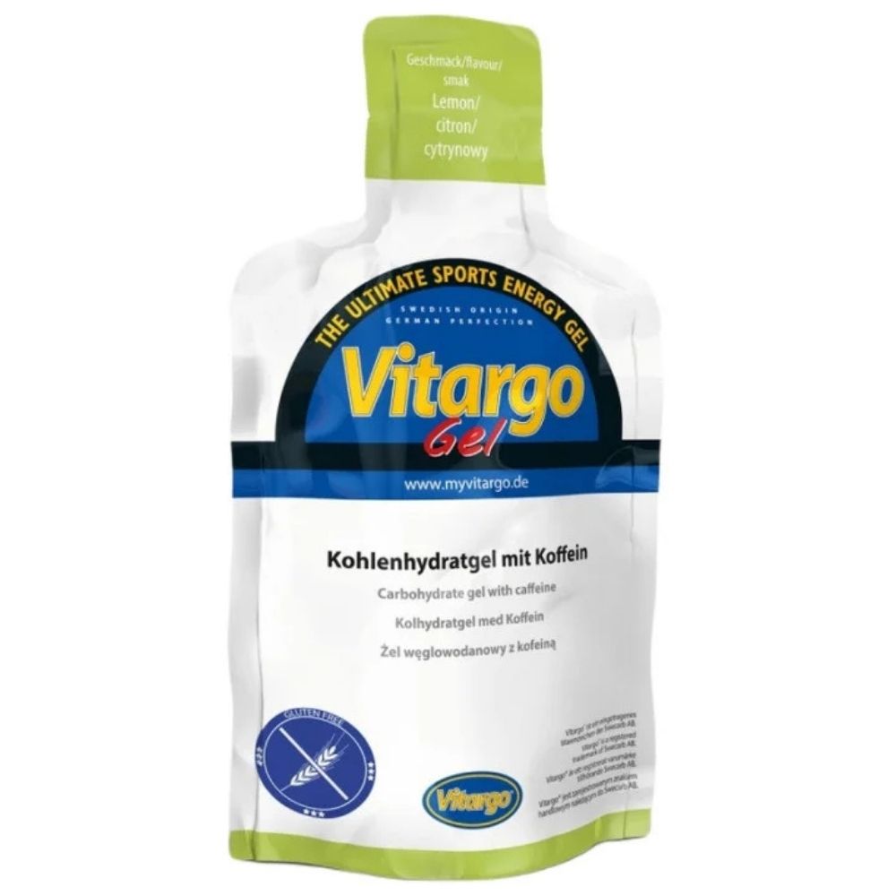 Vitargo angliavandenių gelis su kofeinu, citrina - 45 g - Magnis.lt