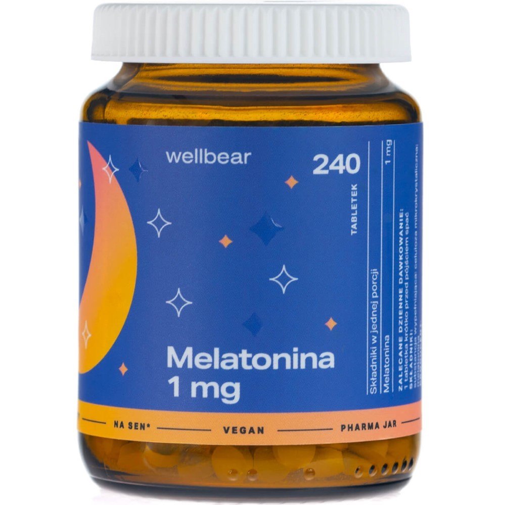 Wellbear Melatonin 1 mg – 240 tabletes