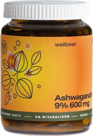 Wellbear Ashwagandha 9% 600 mg - 60 kapsulas