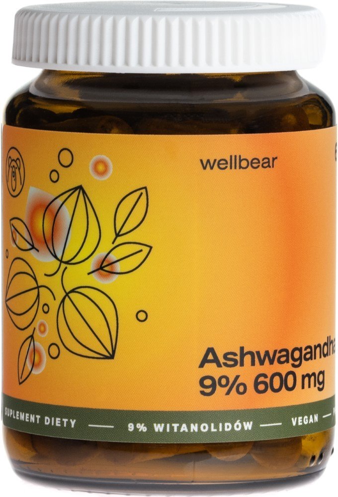 Wellbear Ashwagandha 9% 600 mg - 60 kapsulas