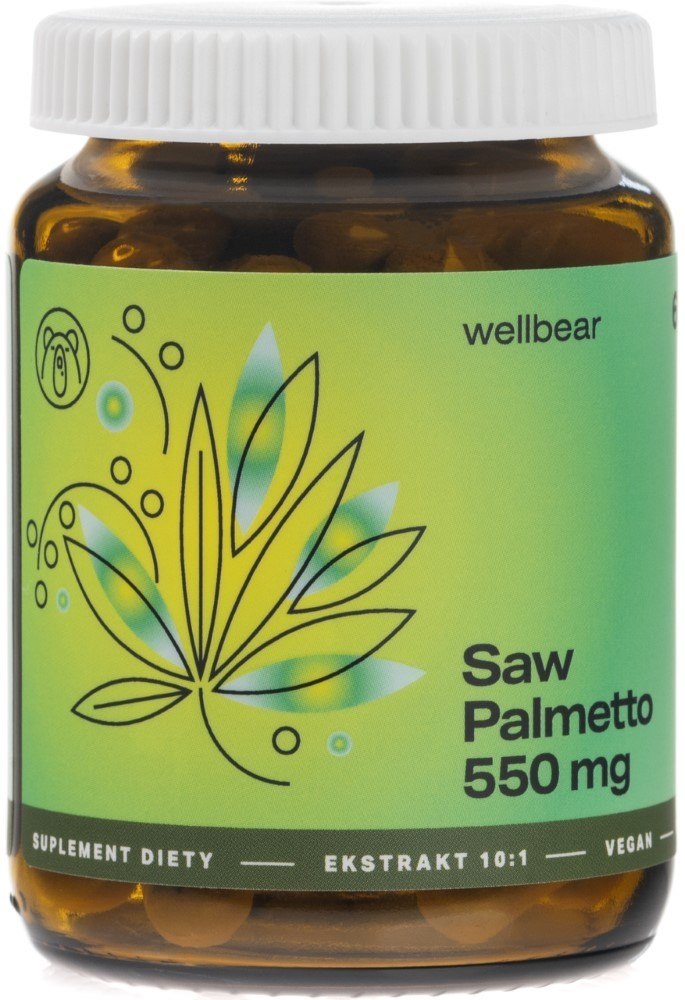 Wellbear Saw Palmetto 550 mg - 60 kapsulas