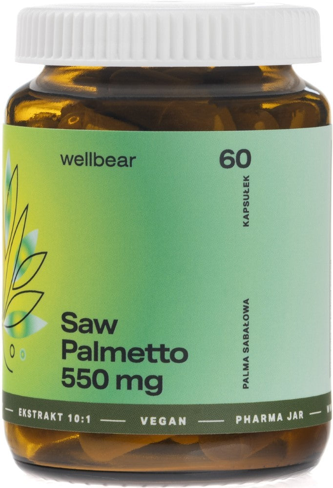 Wellbear Saw Palmetto 550 mg - 60 kapsulas
