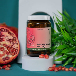 Wellbear granātas 500 mg - 60 kapsulas