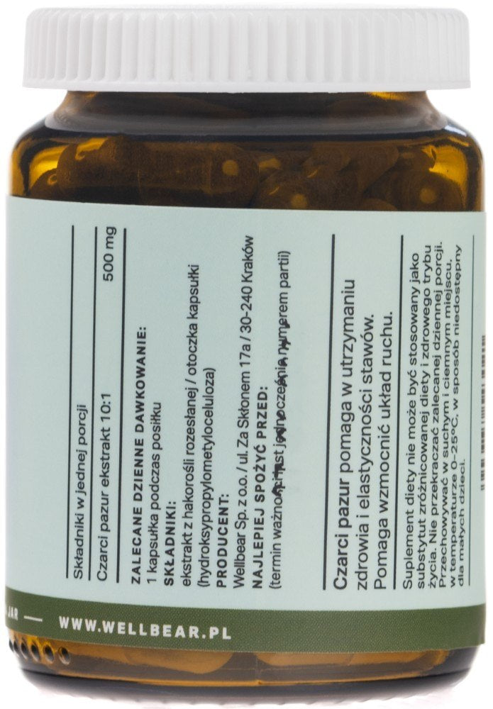 Wellbear Velna nags 500 mg - 60 kapsulas