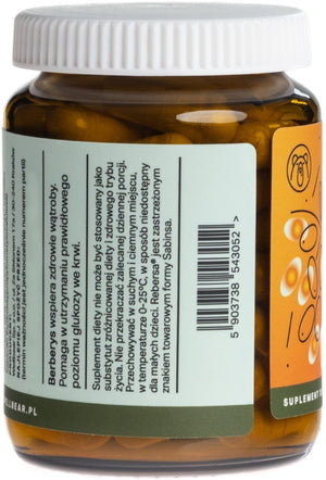 Wellbear Berberskābes (Berberis) 400 mg - 60 kapsulas