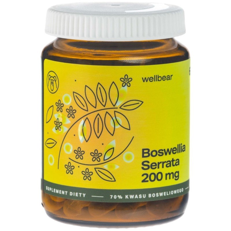 Wellbear Boswellia (Indijas vīraks) 200 mg - 60 kapsulas