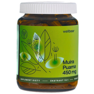 Wellbear Muira Puama (Ptychopetalum) 450 mg - 60 kapsulas