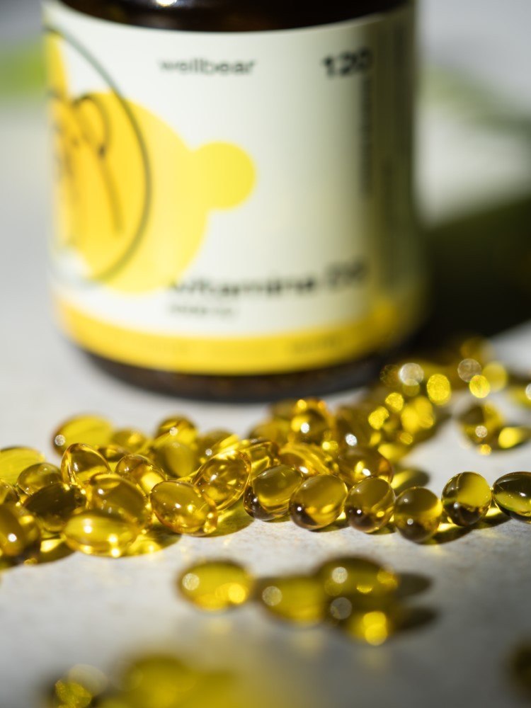 Wellbear D3 vitamīns 4000 SV mīkstās kapsulas – 120 želejas kapsulas