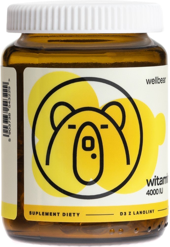 Wellbear D3 vitamīns 4000 SV mīkstās kapsulas – 120 želejas kapsulas