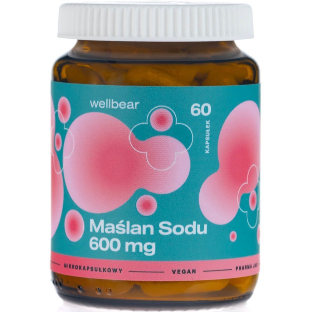 Wellbear nātrija butirāts - 60 kapsulas