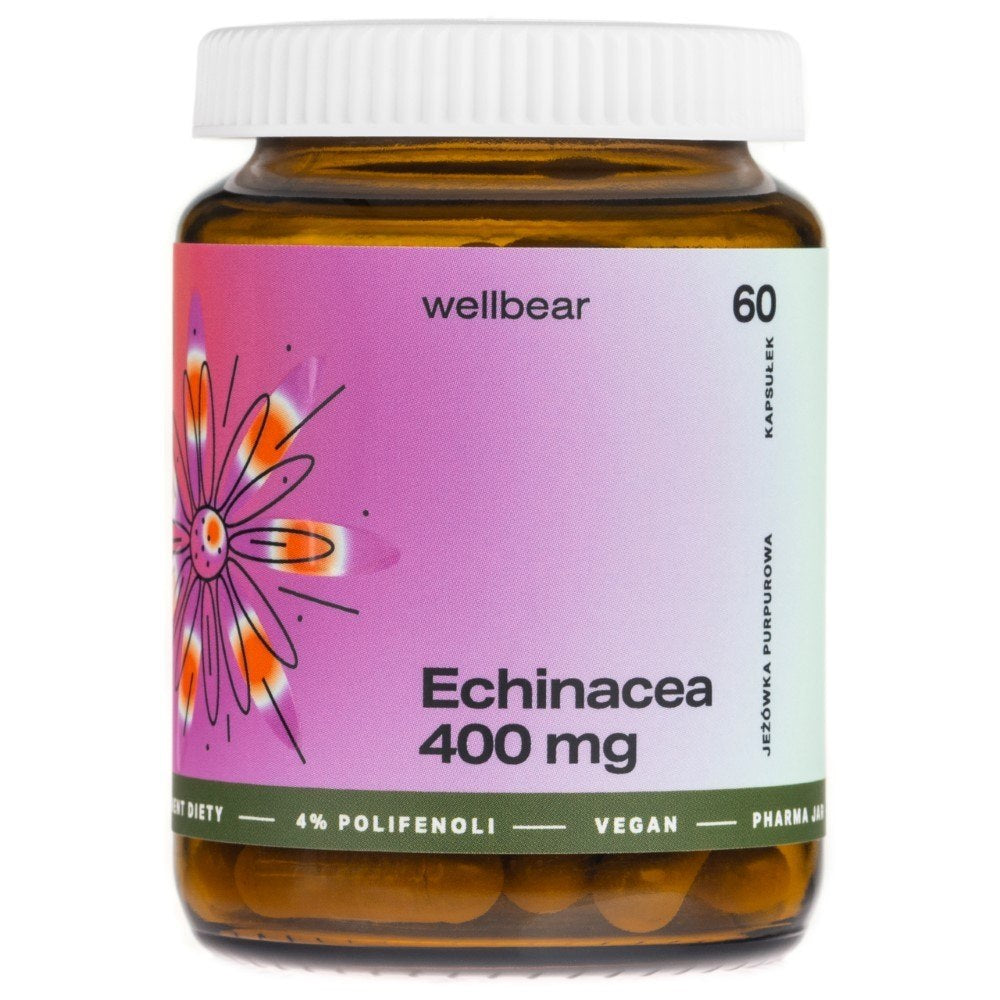 Wellbear Echinacea (Echinacea purpurea) 400 mg – 60 kapsulas