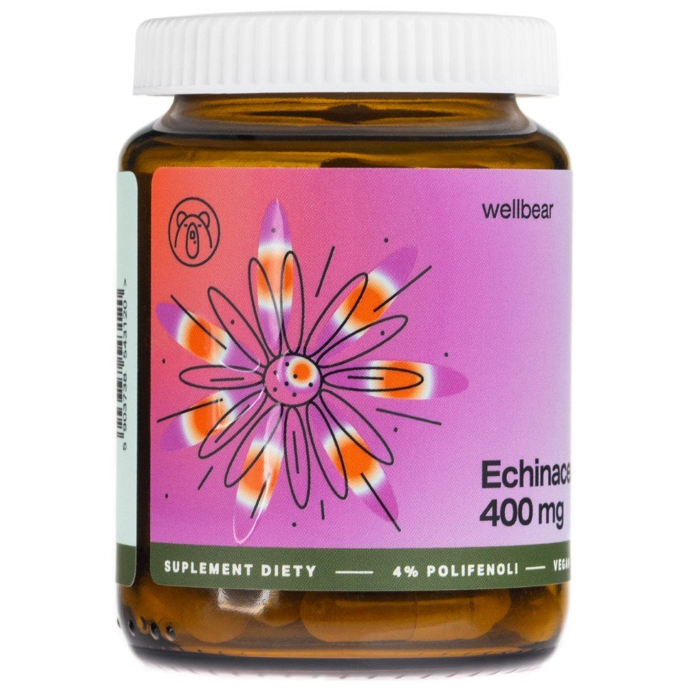 Wellbear Echinacea (Echinacea purpurea) 400 mg – 60 kapsulas
