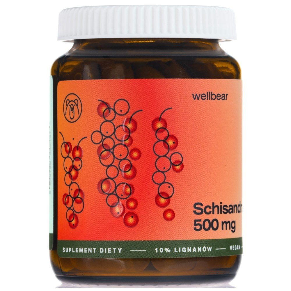 Wellbear Šisandra (ķīnas citronliāna) 500 mg - 60 kapsulas