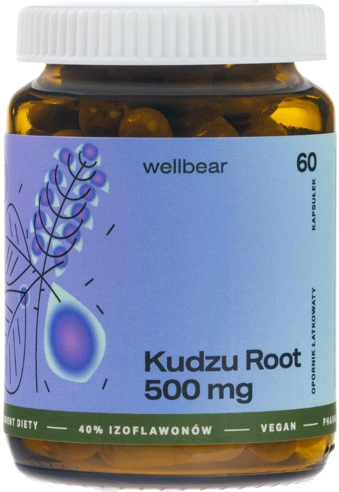 Wellbear Kudzu 500 mg - 60 kapsulas