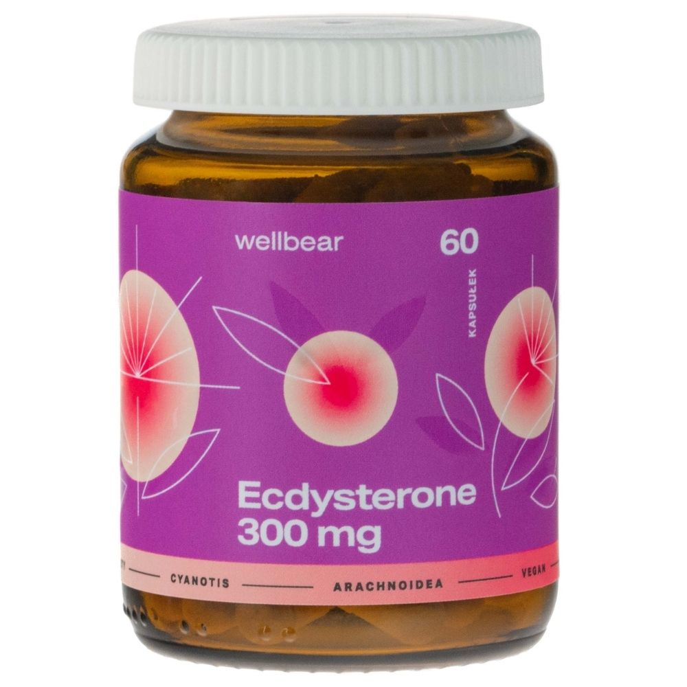 Wellbear Ecdysterone (Ekdisterons) 300 mg - 60 kapsulas