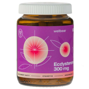 Wellbear Ecdysterone (Ekdisterons) 300 mg - 60 kapsulas