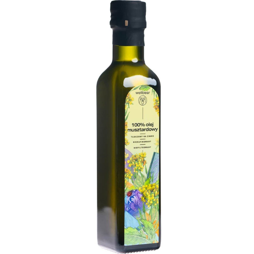 Wellbear aukstākā labuma sinepju eļļa - 250 ml