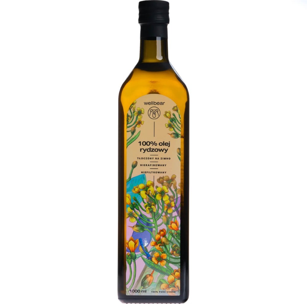 Wellbear aukstākā labuma aukstās presēšanas eļļa – 1000 ml
