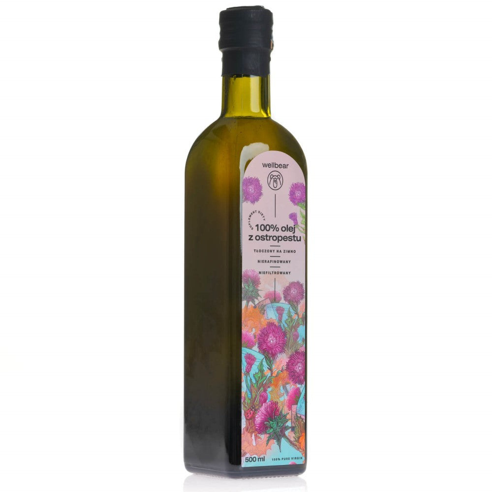 Wellbear aukstā spieduma mežrozīšu eļļa - 500 ml