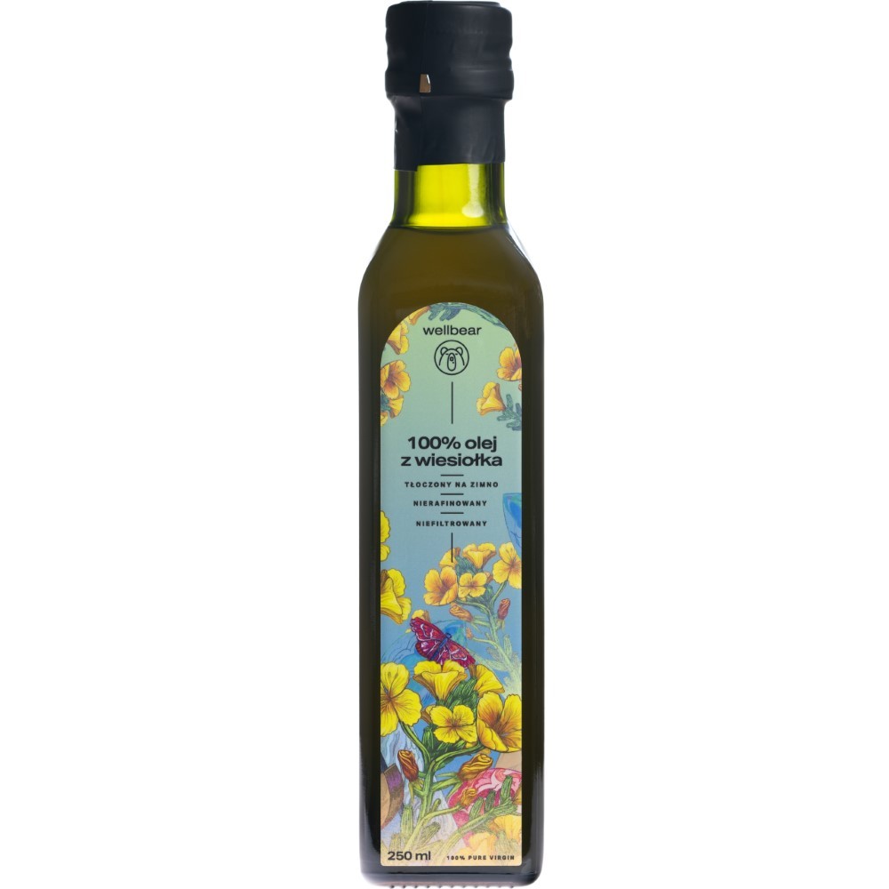 Wellbear naktssveces eļļa, auksti spiesta – 250 ml